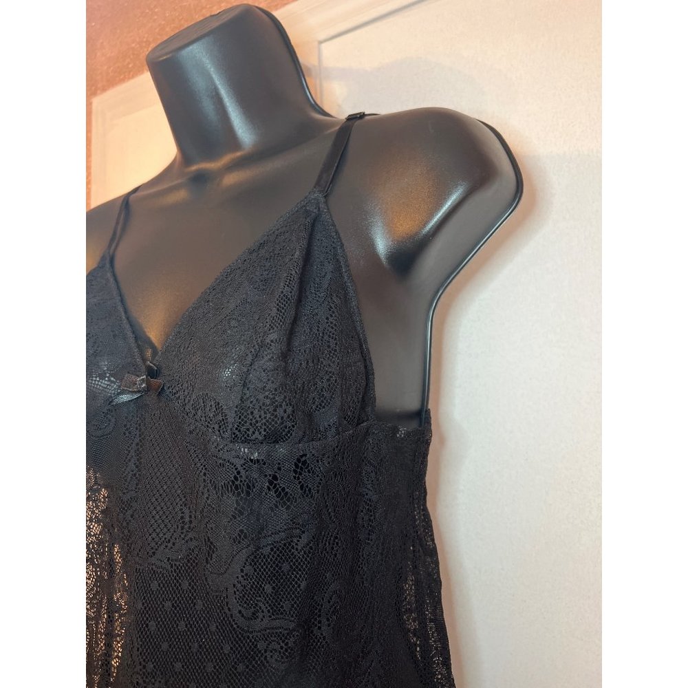 Victoria Secret M Black Lace Babydoll - Picture 4 of 8